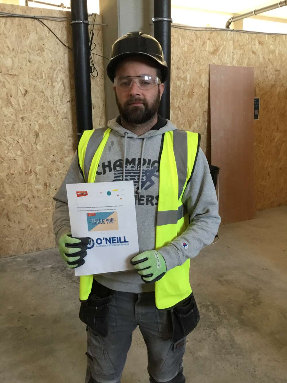 Receives A 20e Voucher For Safe Working